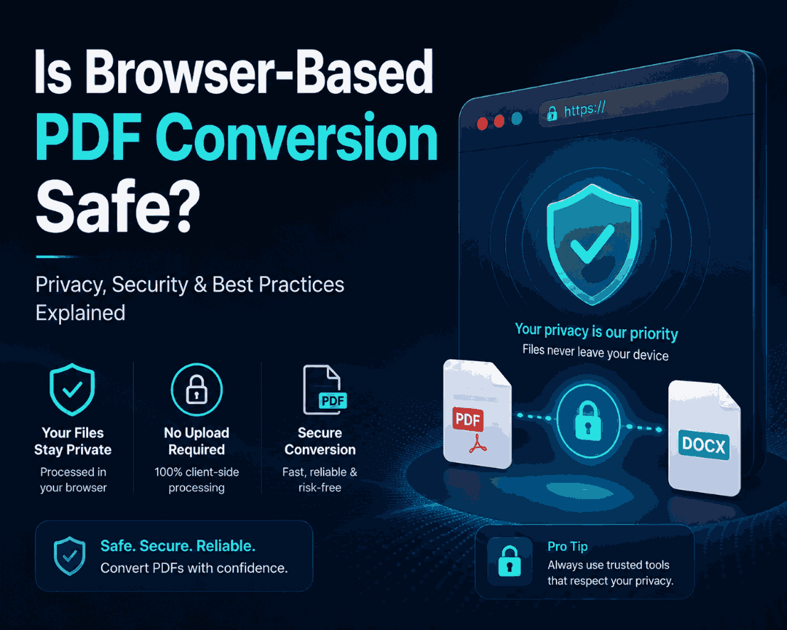 Is Browser-Based PDF Conversion Safe? A Cybersecurity Analysis